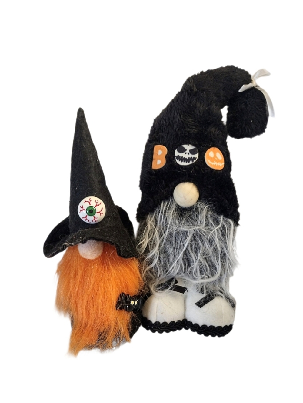 👻 2pc Halloween Gnome Plush Stuffed Animal Figurine Holiday Decor